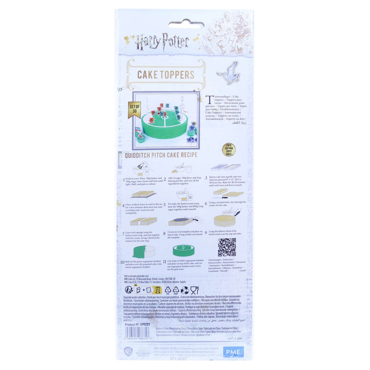 Quidditch Cake Topper Set Of 30