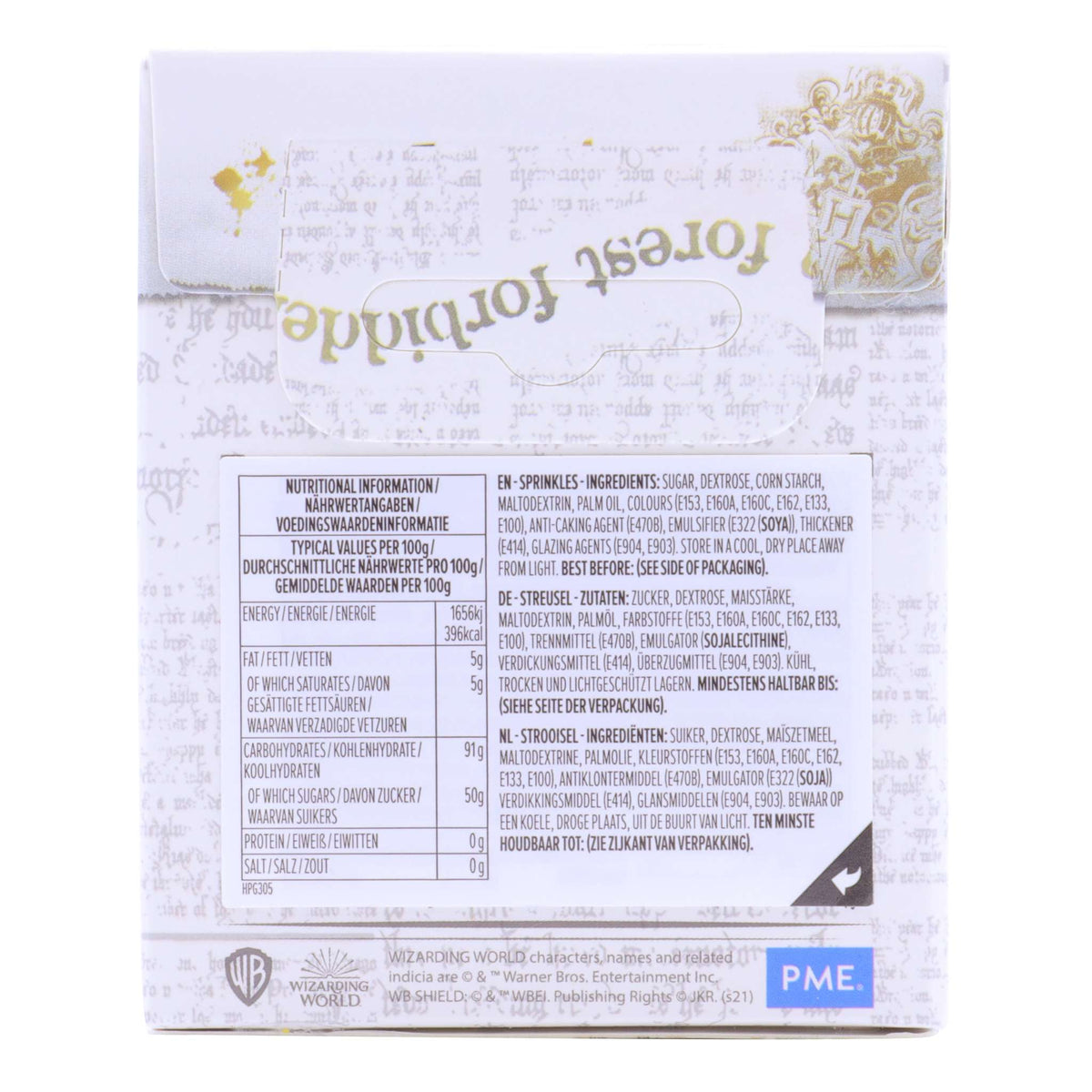 Harry Potter 60g Mix van Strooisels, Hogwarts Doos