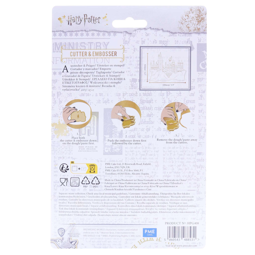 Hogwarts Castle Cookie Cutter & Embosser.