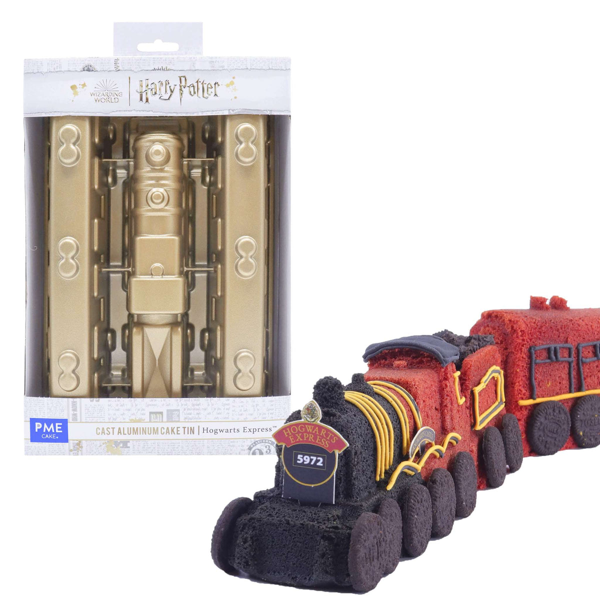 Harry Potter Moule pour Gâteau en Aluminium Train de l'Express de Poudlard