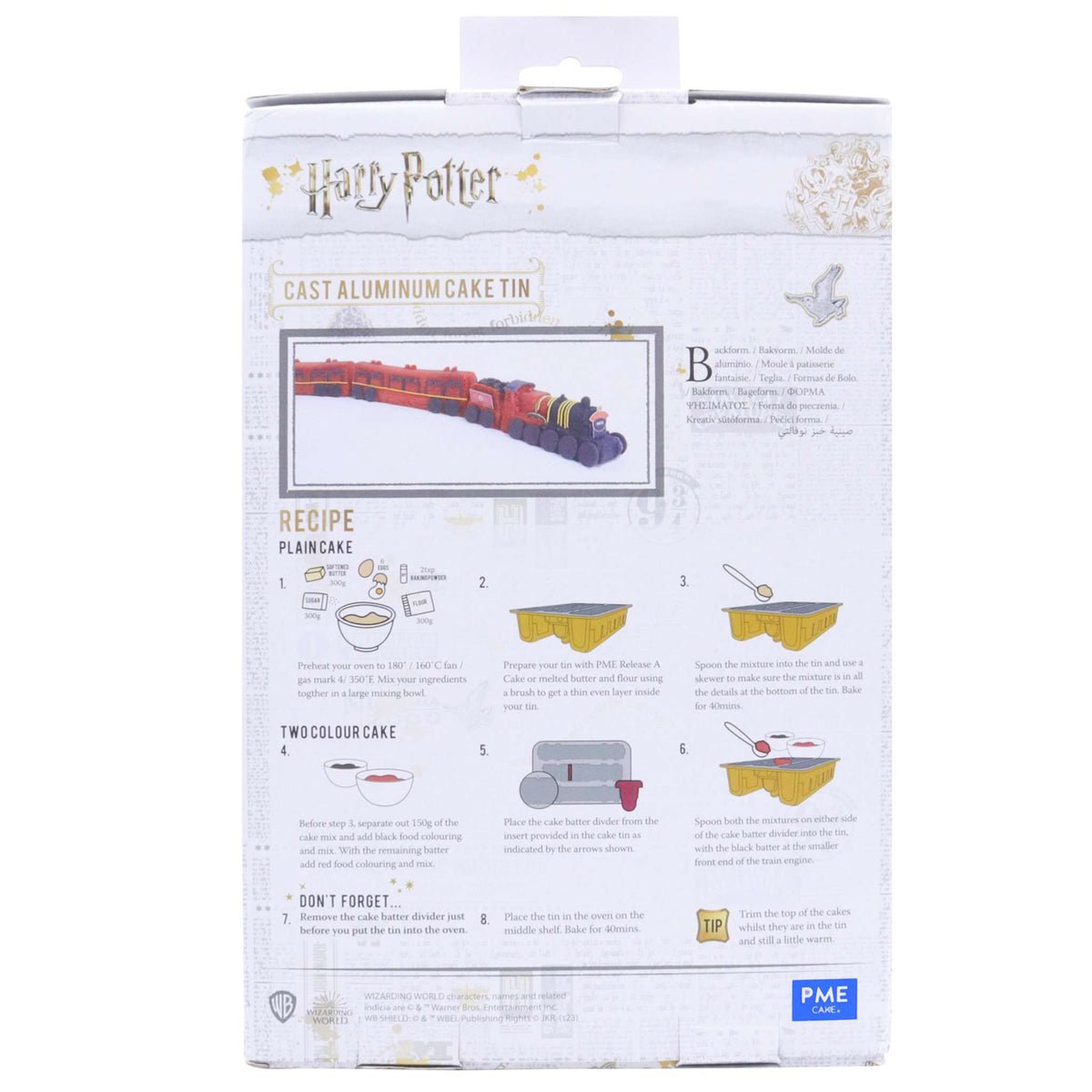 Harry Potter Moule pour Gâteau en Aluminium Train de l'Express de Poudlard