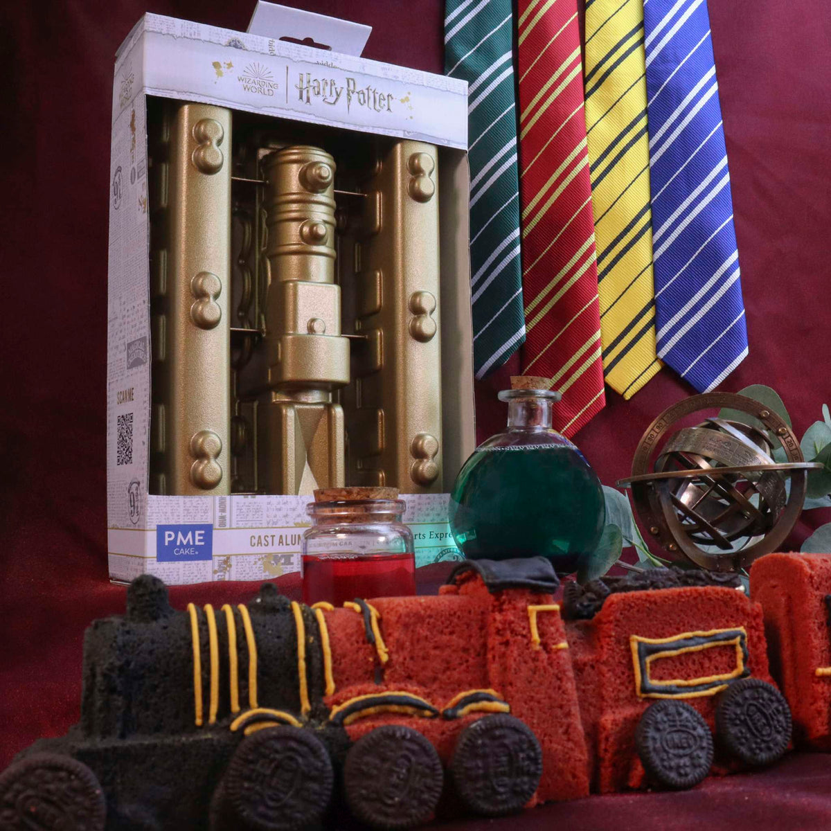 Harry Potter Moule pour Gâteau en Aluminium Train de l'Express de Poudlard