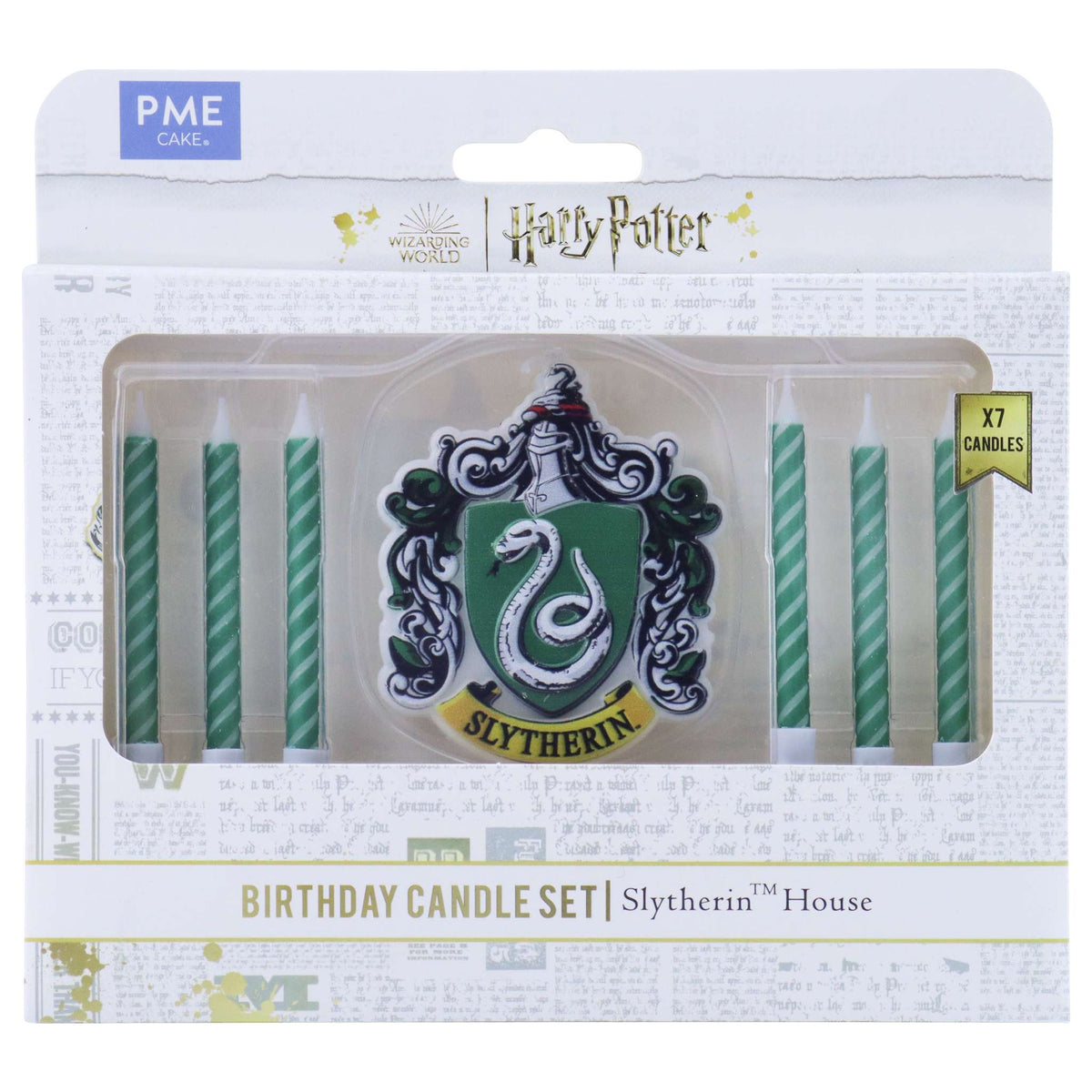 Harry Potter Set Bougies, 7 pièces, Serpentard