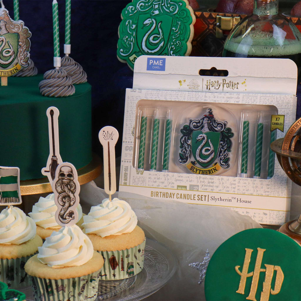 Harry Potter Kerzen 7er-set, Slytherin