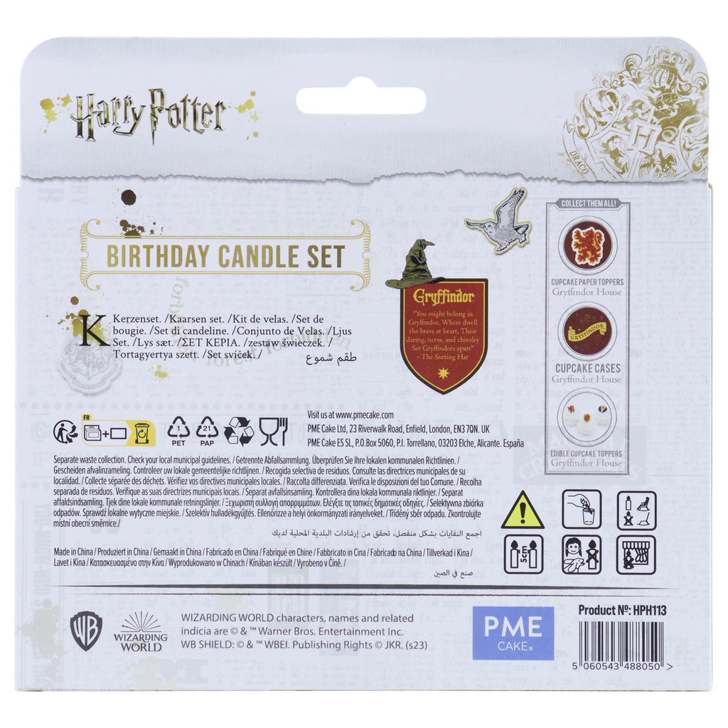 Gryffindor House Candle Set Of 7