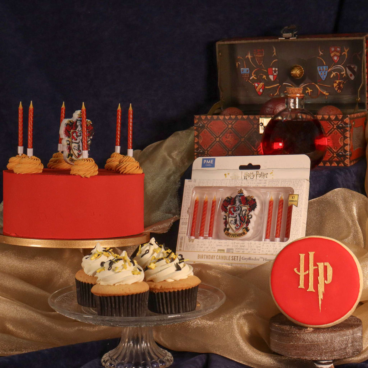 Gryffindor House Candle Set Of 7
