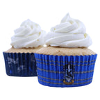 Harry Potter Cupcake-förmchen Folienbeschichtet, 30er-set, Ravenclaw
