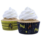 Hufflepuff House Foil Lined Cupcake Cases  Pk/30