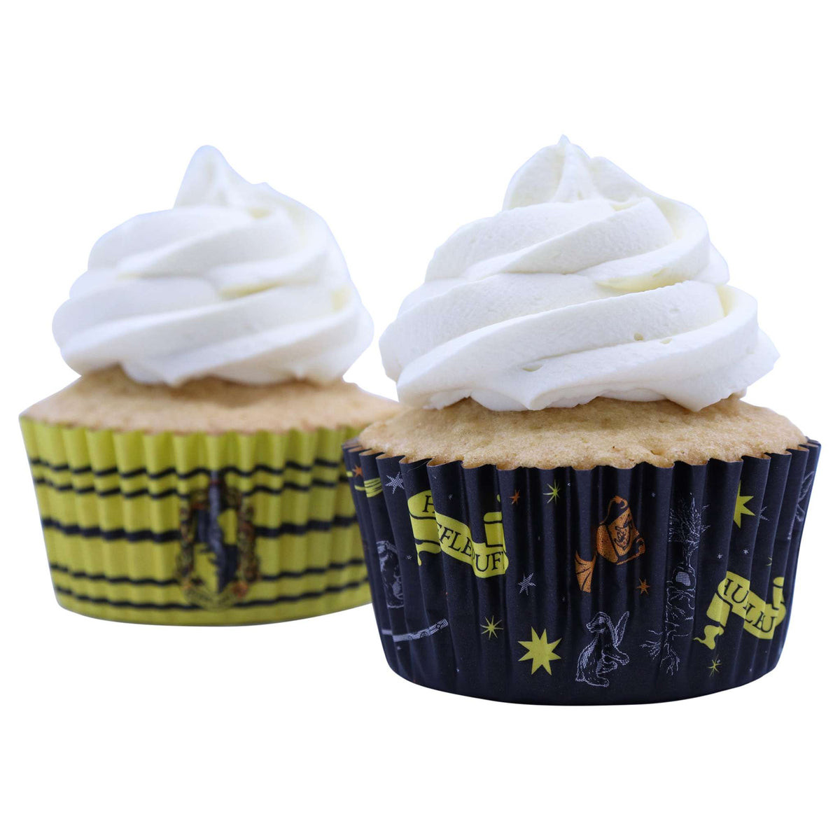 Harry Potter Cupcake vormpjes met Folievoering, 30 stuks, Hufflepuff