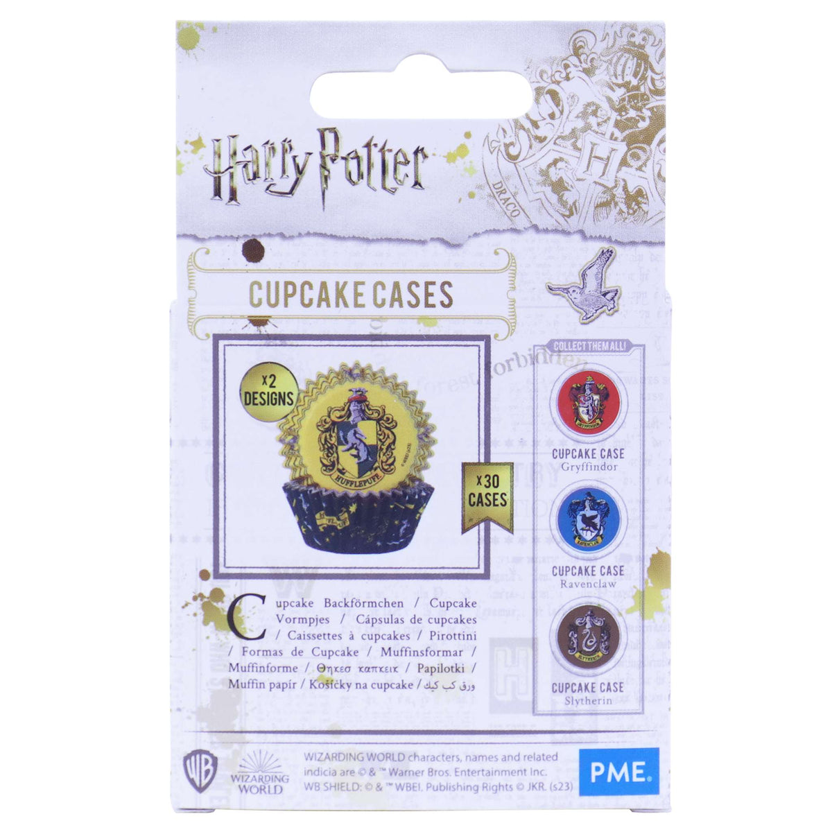 Harry Potter Cupcake vormpjes met Folievoering, 30 stuks, Hufflepuff