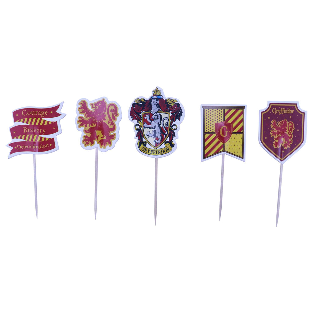 Gryffindor House Cake Toppers Set Of 15