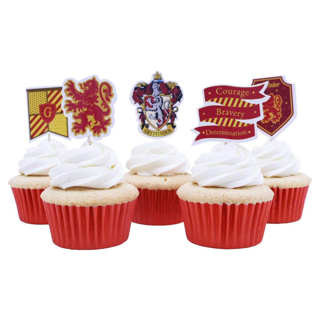 Gryffindor House Cake Toppers Set Of 15