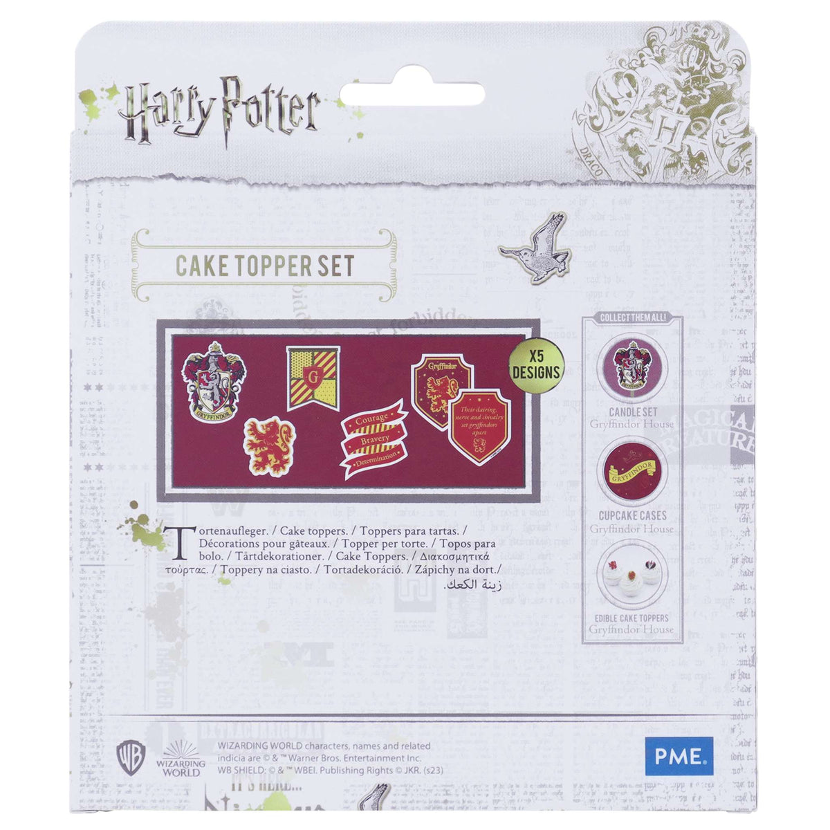 Gryffindor House Cake Toppers Set Of 15
