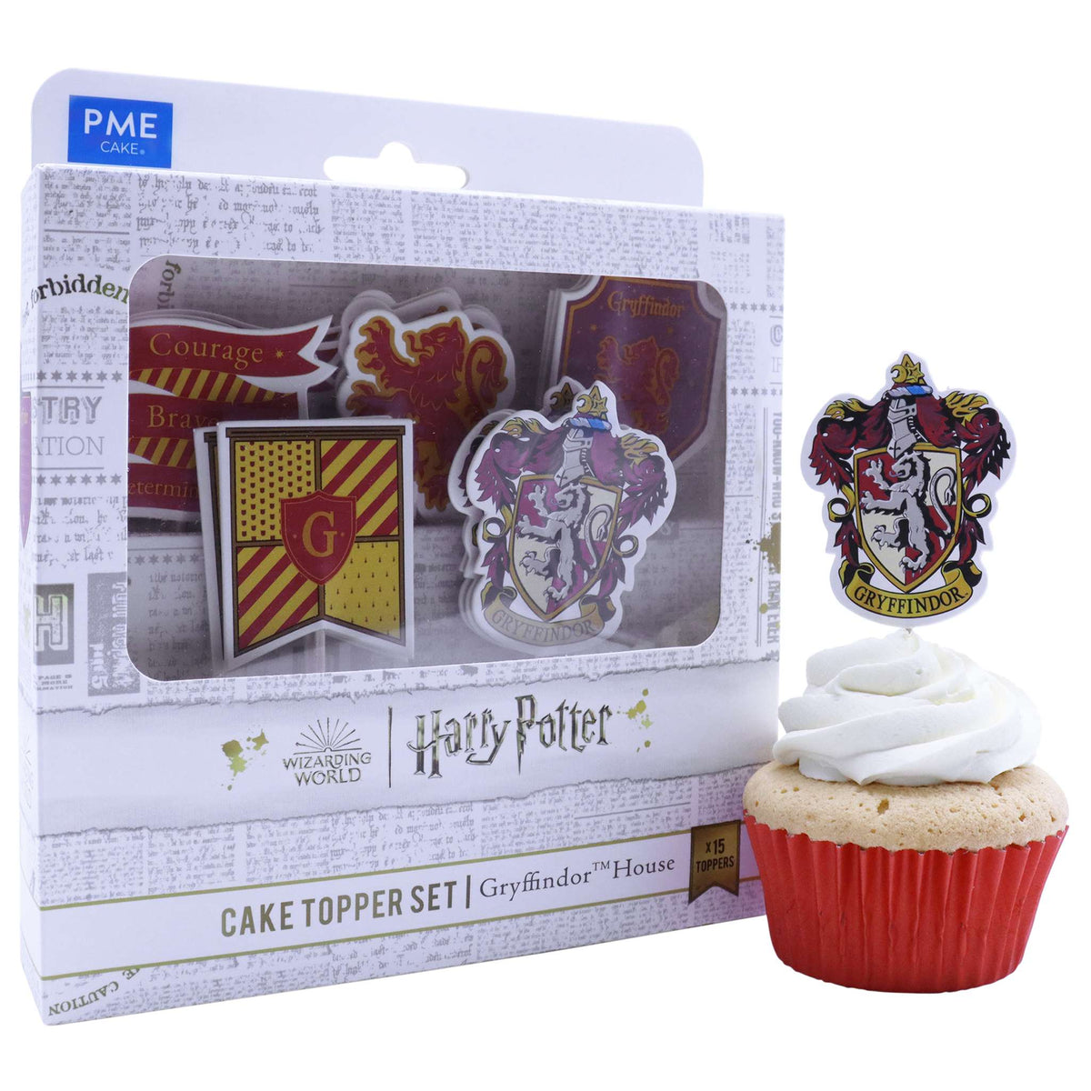 Gryffindor House Cake Toppers Set Of 15