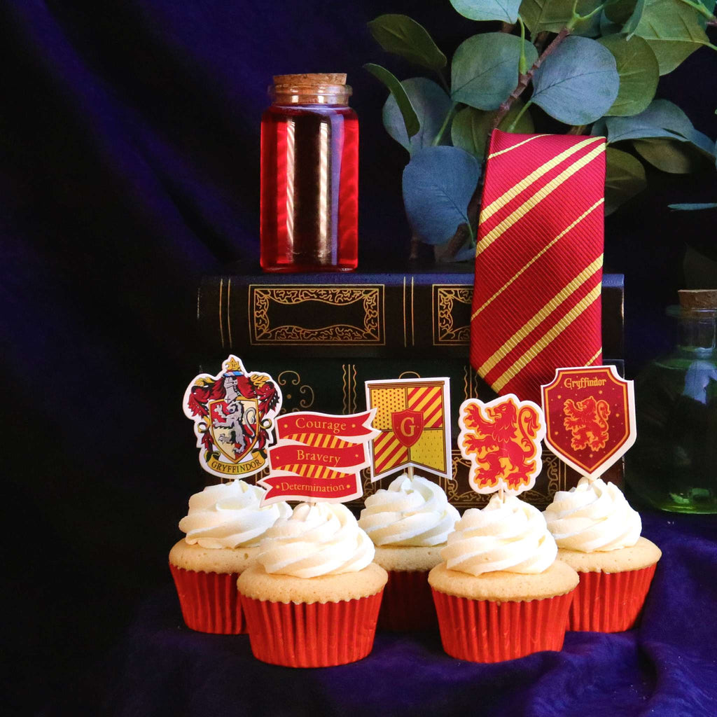 Gryffindor House Cake Toppers Set Of 15