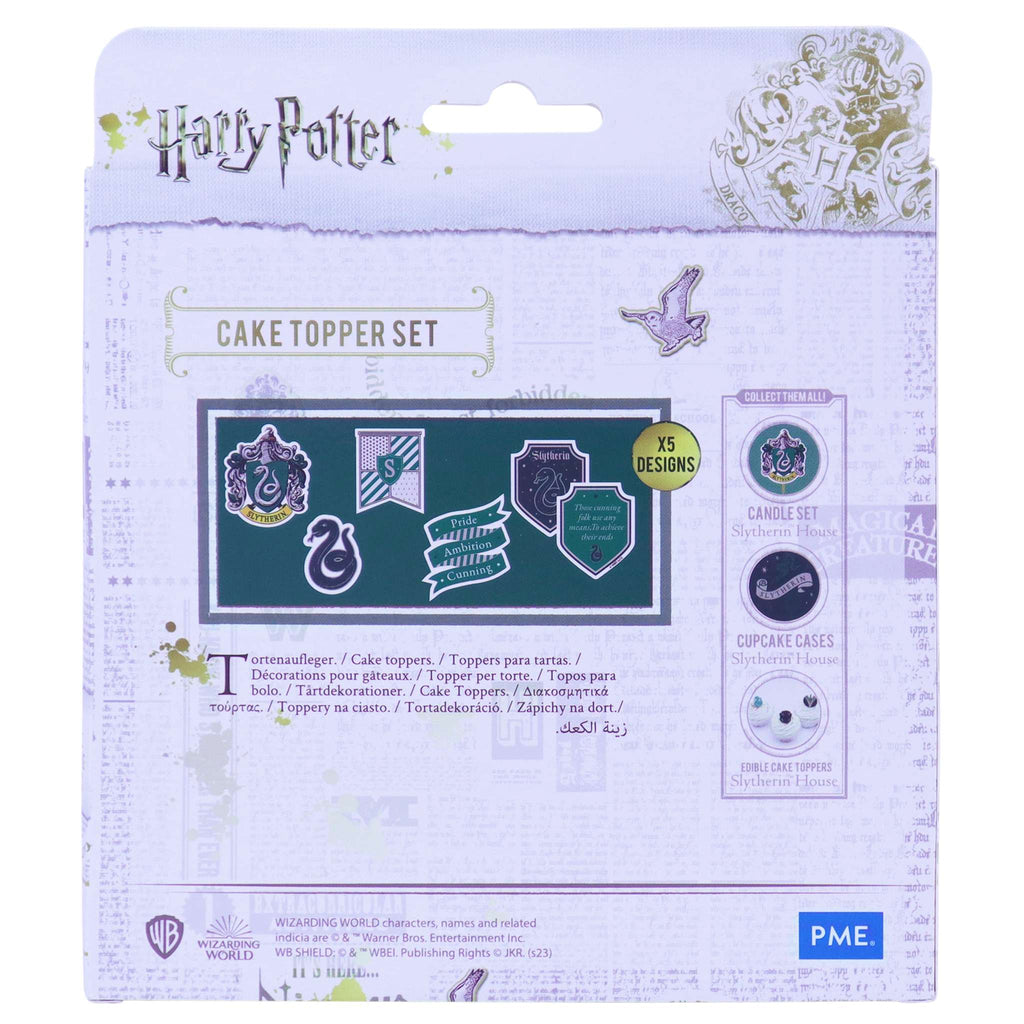 Harry Potter Toppers de Gâteau, 15 pièces, Serpentard