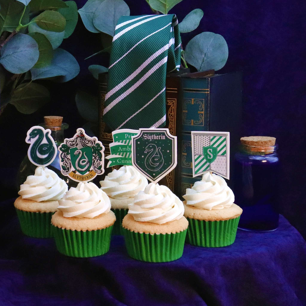 Harry Potter Toppers de Gâteau, 15 pièces, Serpentard