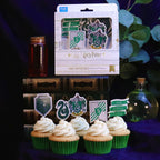 Harry Potter Toppers de Gâteau, 15 pièces, Serpentard