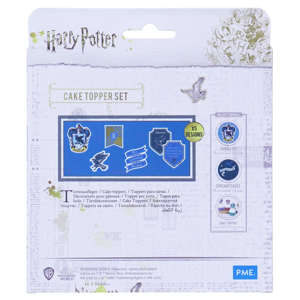 Ravenclaw House Cake Toppers Set Of 15