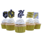 Harry Potter Taarttoppers, 15 stuks, Hufflepuff