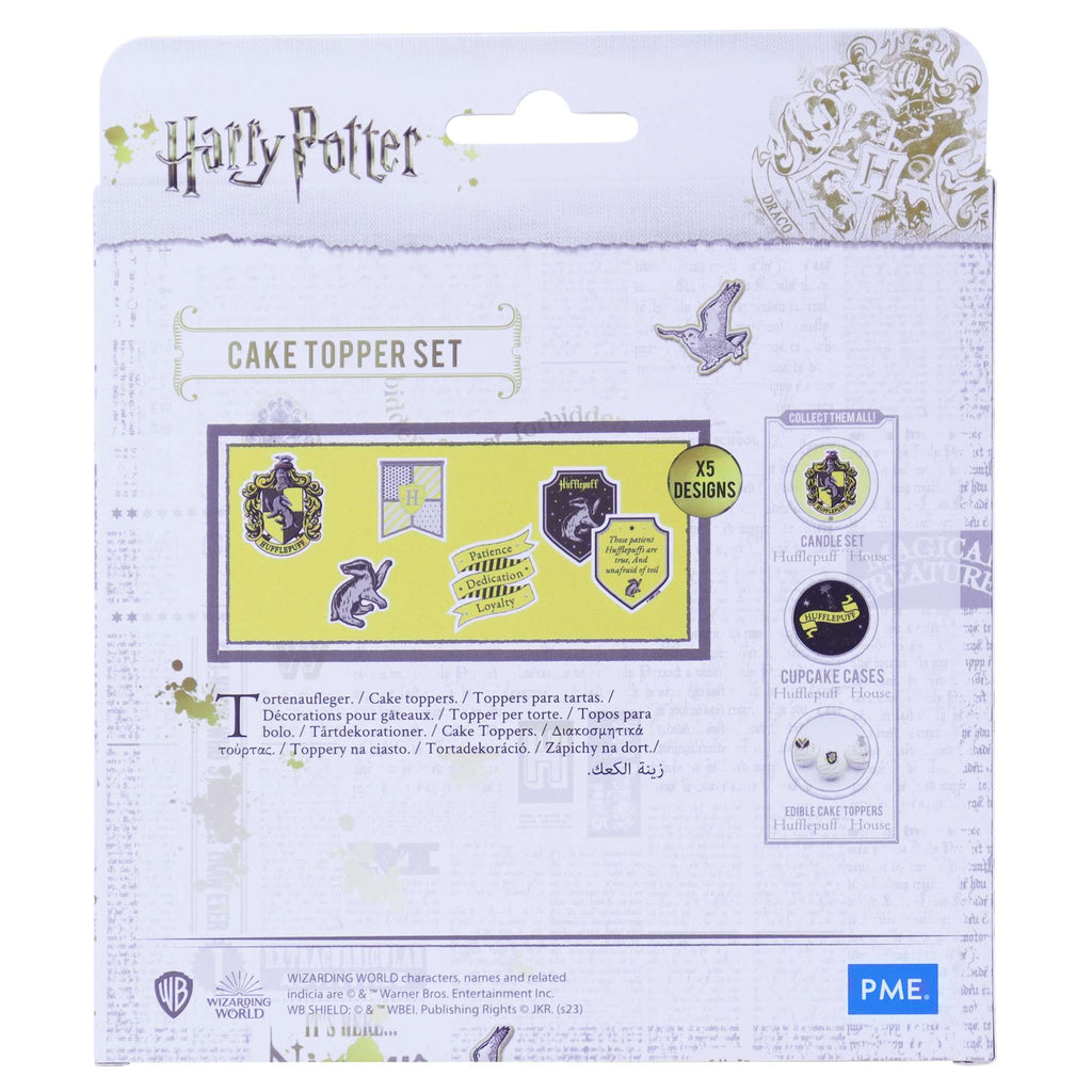 Harry Potter Taarttoppers, 15 stuks, Hufflepuff