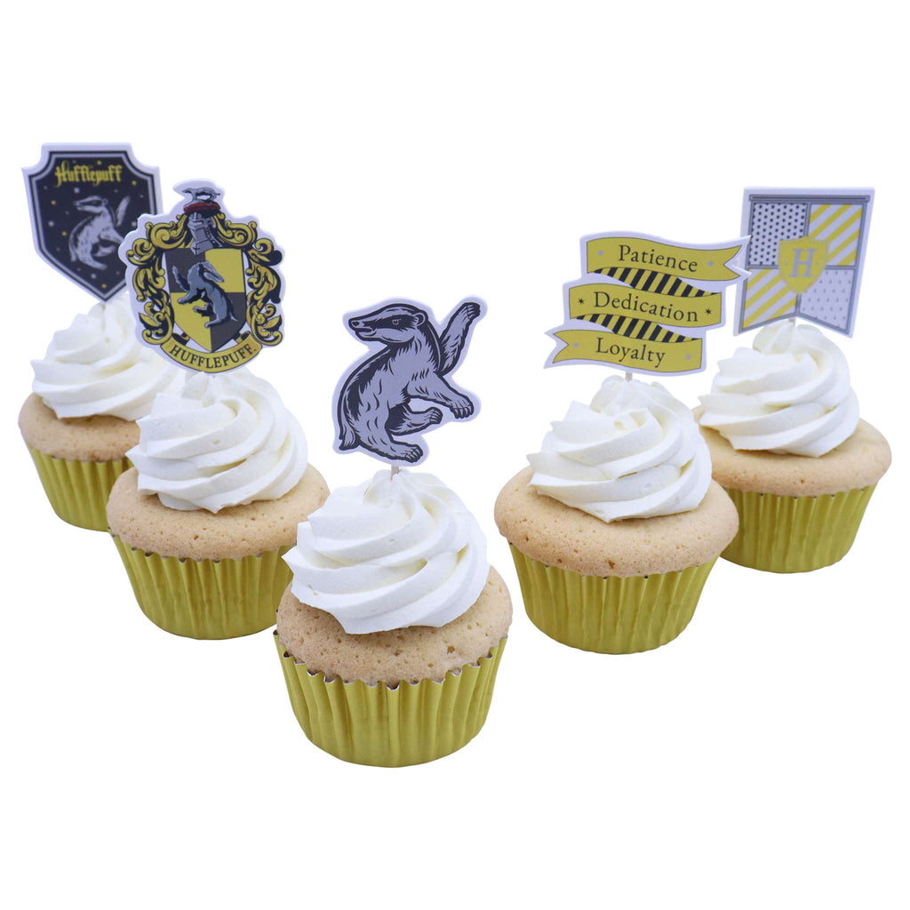 Harry Potter Taarttoppers, 15 stuks, Hufflepuff