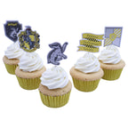 Harry Potter Taarttoppers, 15 stuks, Hufflepuff