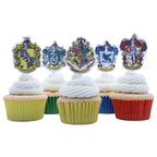 Harry Potter Toppers de Gâteau, 15 pièces, Blason de Poudlard