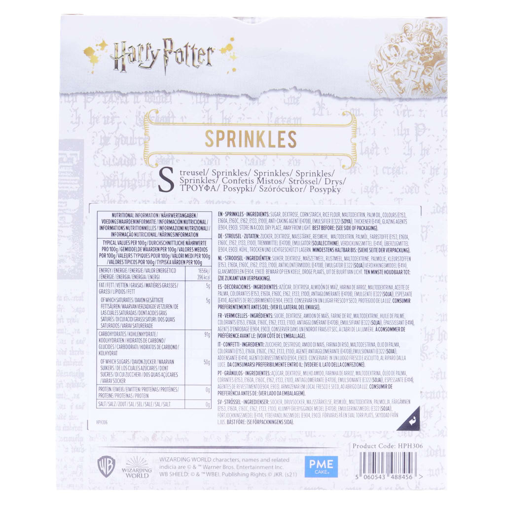 Harry Potter 240g Mix van Strooisels, 4 stuks, Hogwarts Huizen