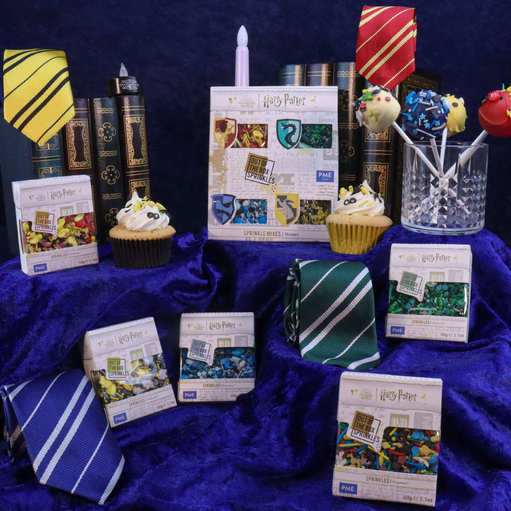 Harry Potter 240g Mix van Strooisels, 4 stuks, Hogwarts Huizen