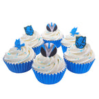 Harry Potter Essbare Zucker Tortenaufsatz, 6er-set, Ravenclaw