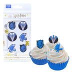 Harry Potter Essbare Zucker Tortenaufsatz, 6er-set, Ravenclaw