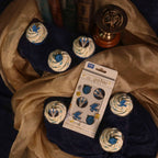 Harry Potter Essbare Zucker Tortenaufsatz, 6er-set, Ravenclaw