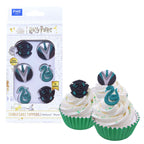 Harry Potter Essbare Zucker Tortenaufsatz, 6er-set, Slytherin