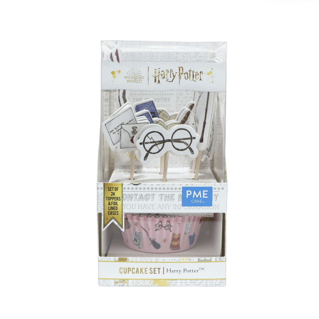 Harry Potter Set de 24 caissettes à cupcakes et toppers, Harry Potter