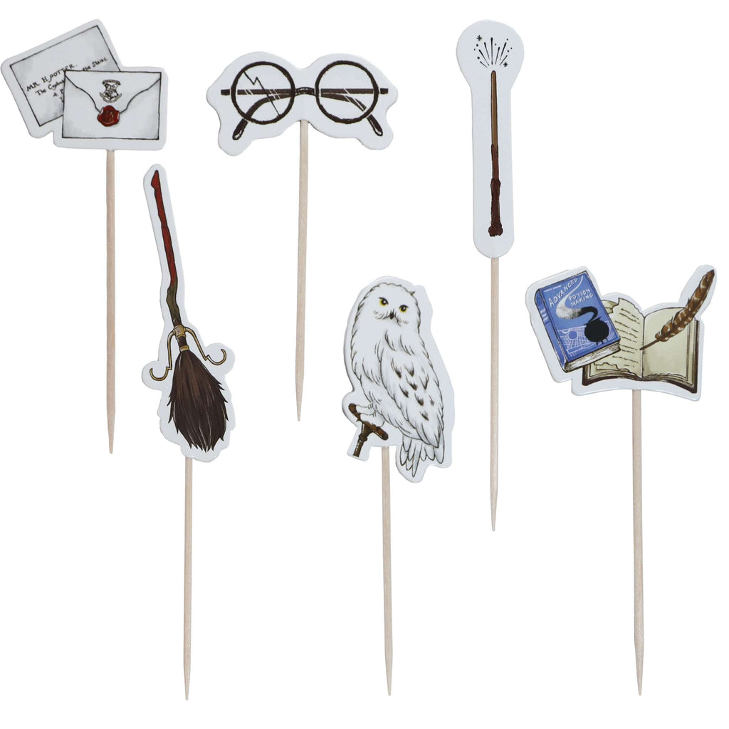 Harry Potter Set de 24 caissettes à cupcakes et toppers, Harry Potter