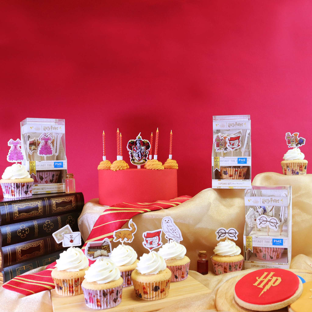 Harry Potter Set de 24 caissettes à cupcakes et toppers, Harry Potter