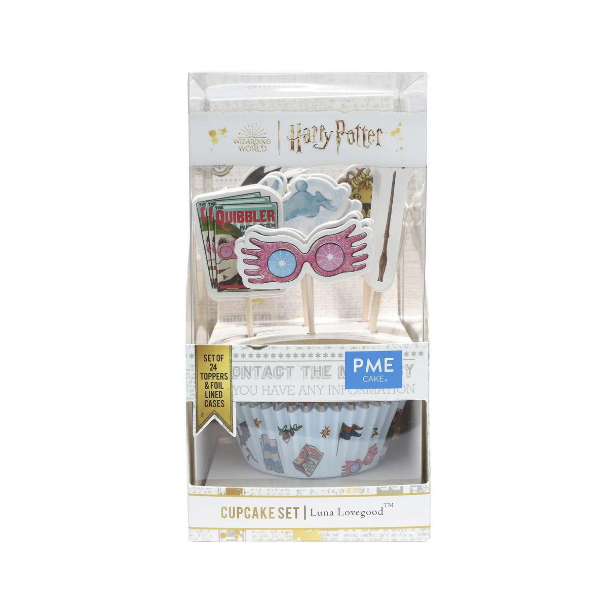 Harry Potter Bakförmchen & Tortenaufsatz Set, 24 stück, Luna Lovegood