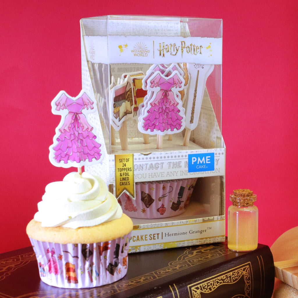 Harry Potter Bakförmchen & Tortenaufsatz Set, 24 stück, Hermione Granger