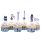Harry Potter Set de 24 caissettes à cupcakes et toppers, Draco Malfoy
