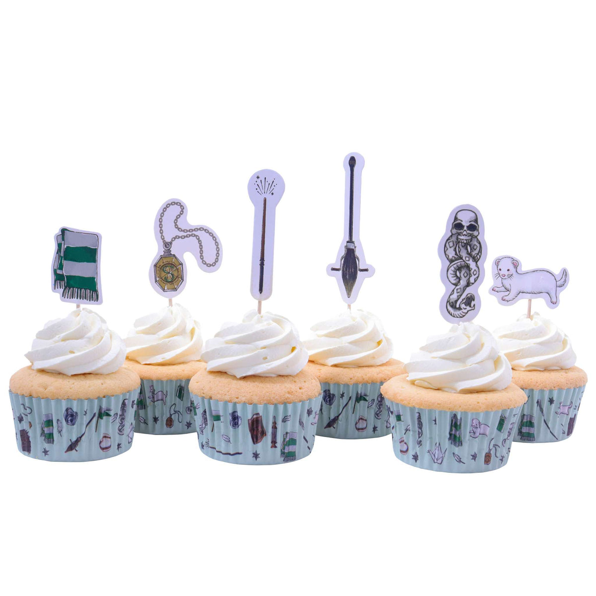 Harry Potter Cupcake vormpjes & Topper Set van 24, Draco Malfoy