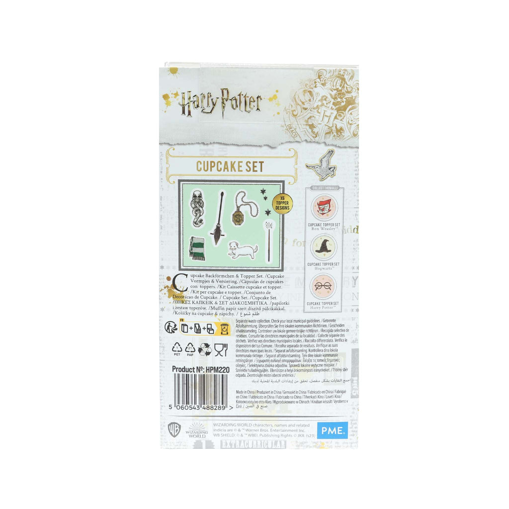 Harry Potter Set de 24 caissettes à cupcakes et toppers, Draco Malfoy