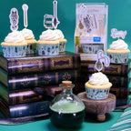 Harry Potter Set de 24 caissettes à cupcakes et toppers, Draco Malfoy