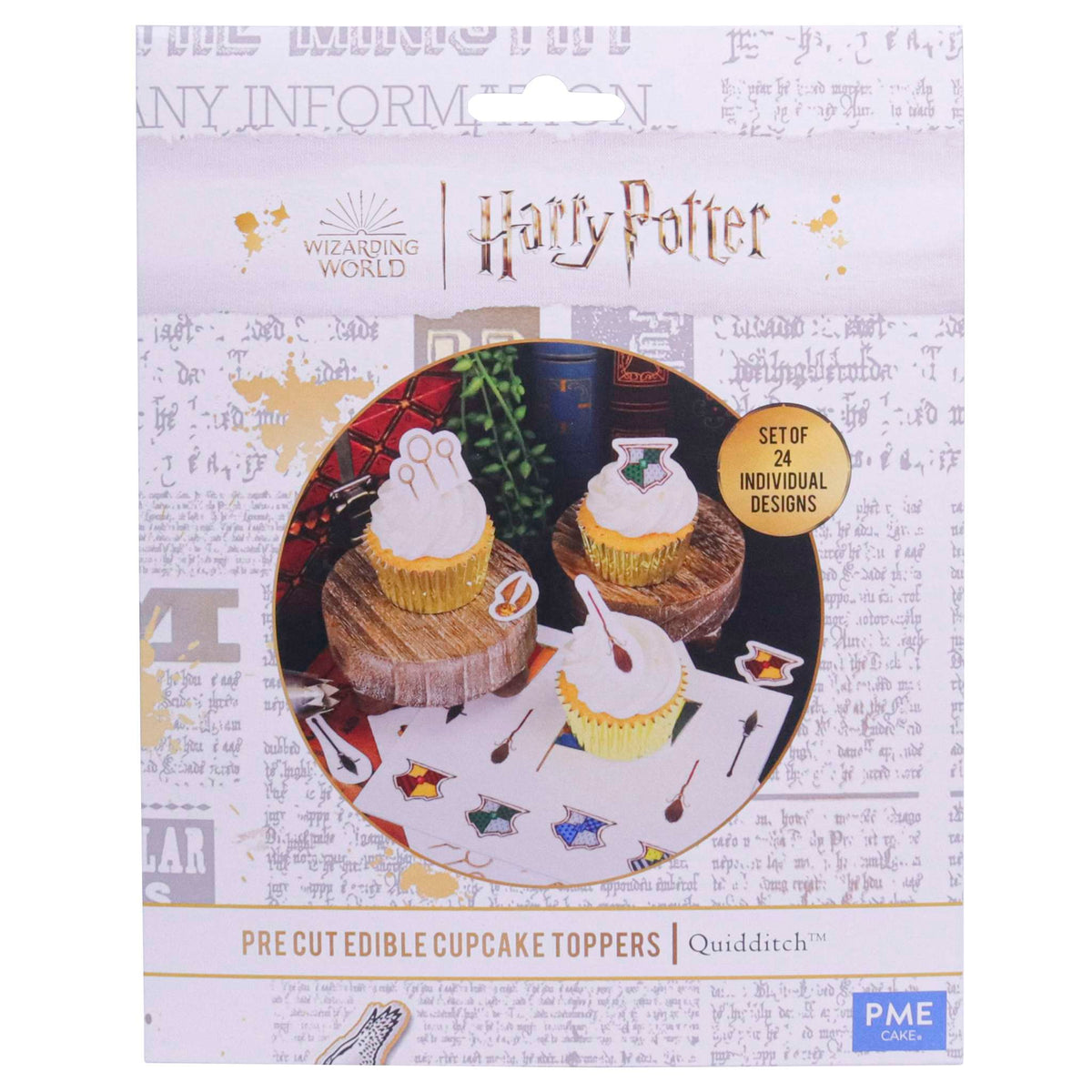 Quidditch Edible Cupcake Toppers Set Of 24  (24g)