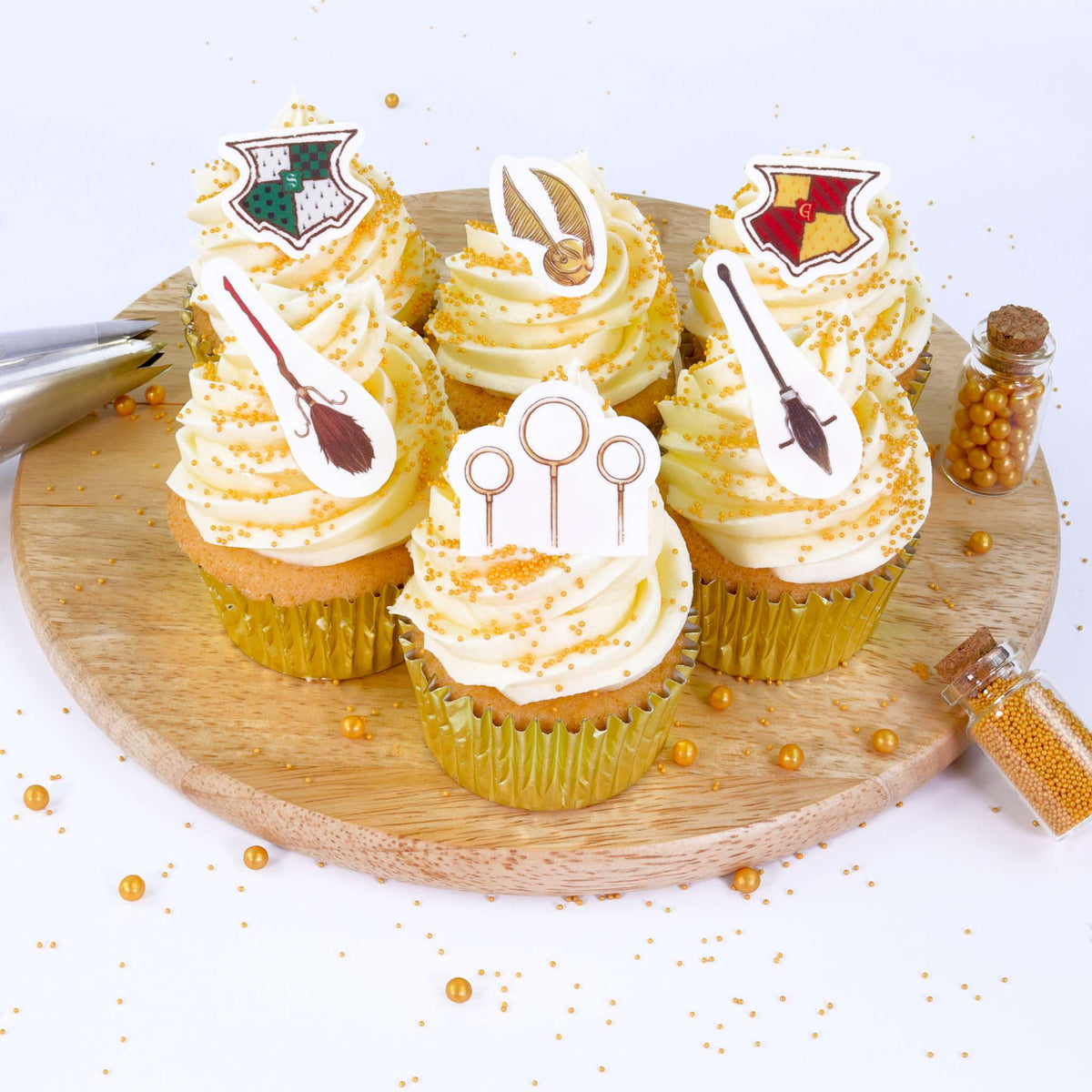 Quidditch Edible Cupcake Toppers Set Of 24  (24g)
