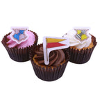 Quidditch Edible Cupcake Toppers Set Of 24  (24g)