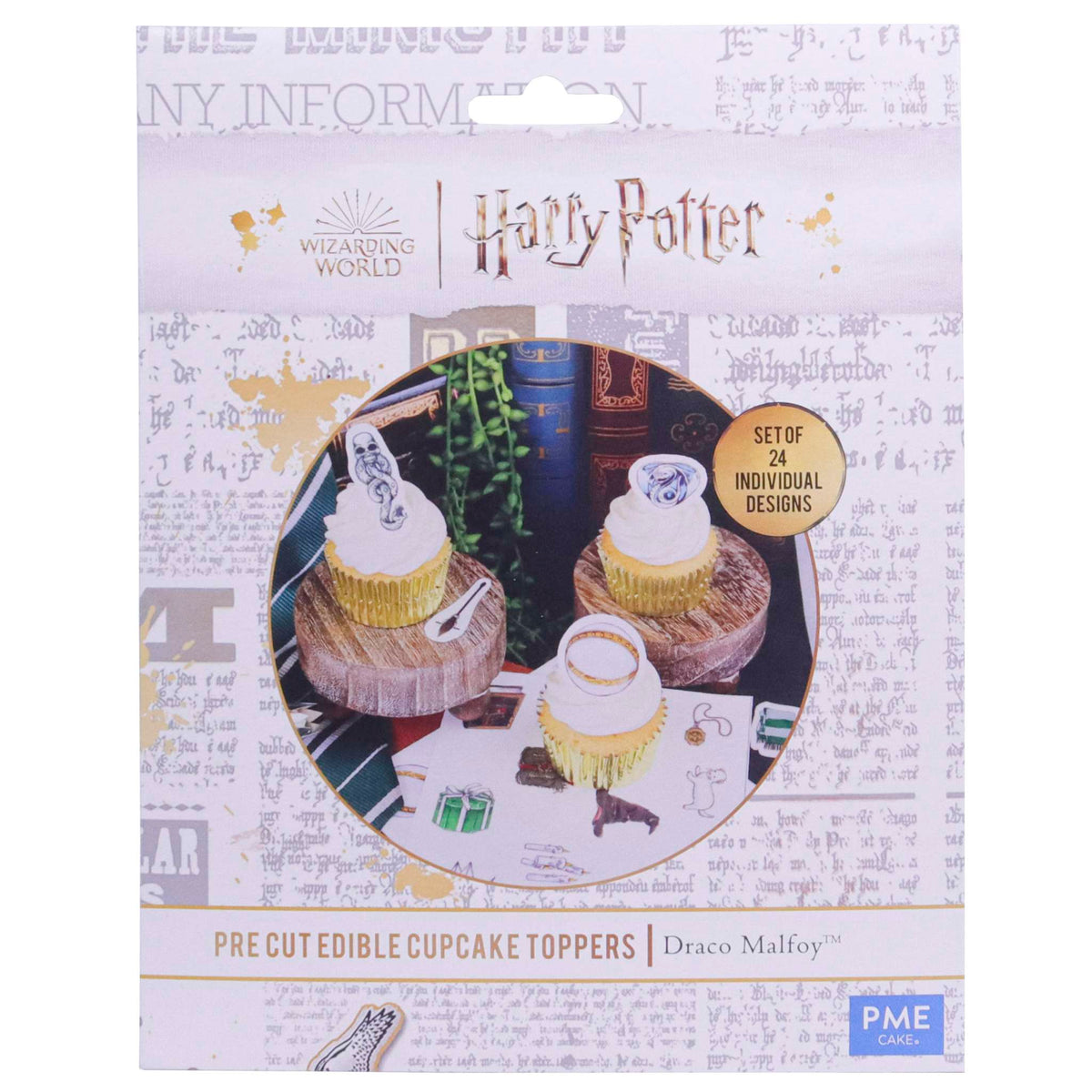 Draco Malfoy Edible Cupcake Toppers Set Of 24  (24g)