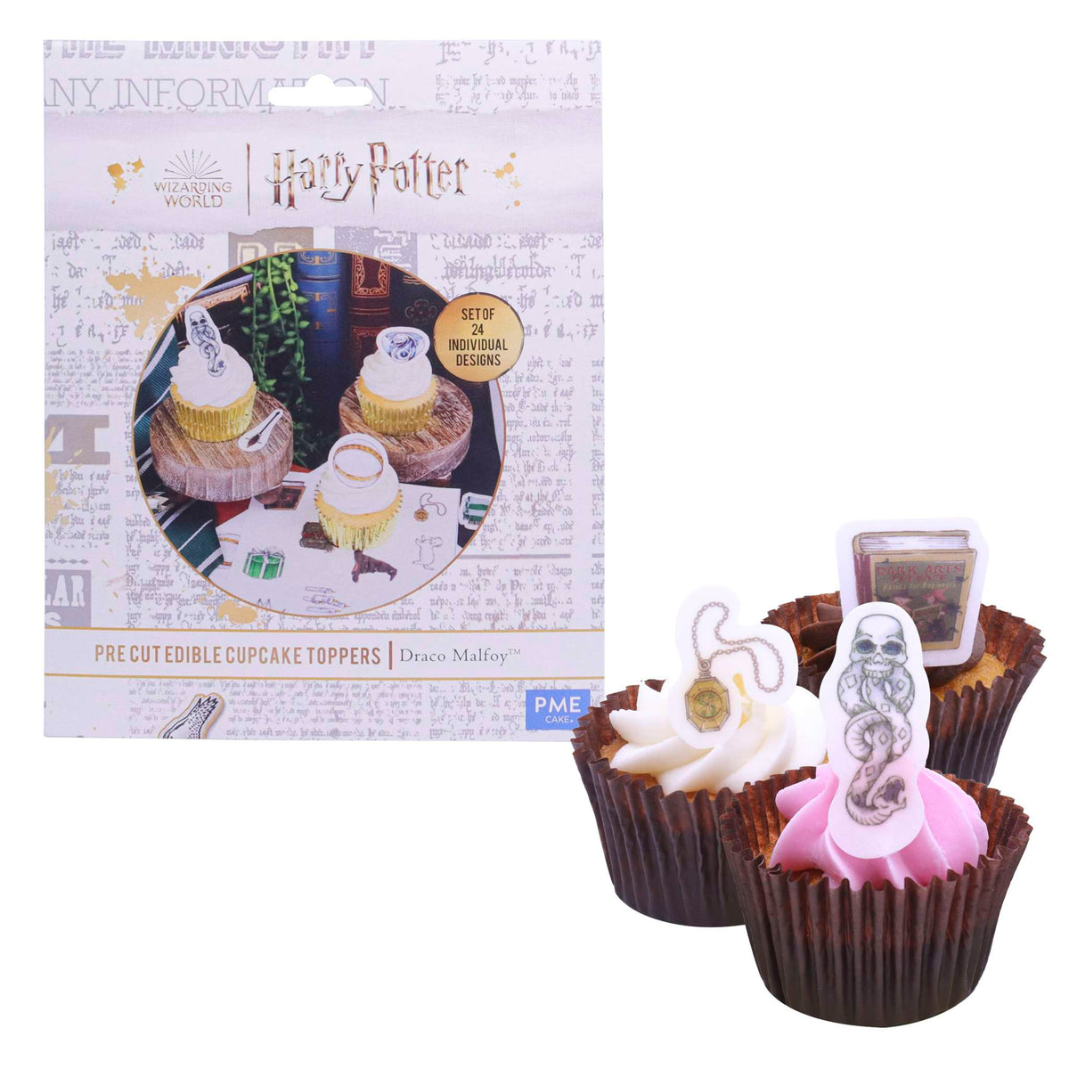 Draco Malfoy Edible Cupcake Toppers Set Of 24  (24g)