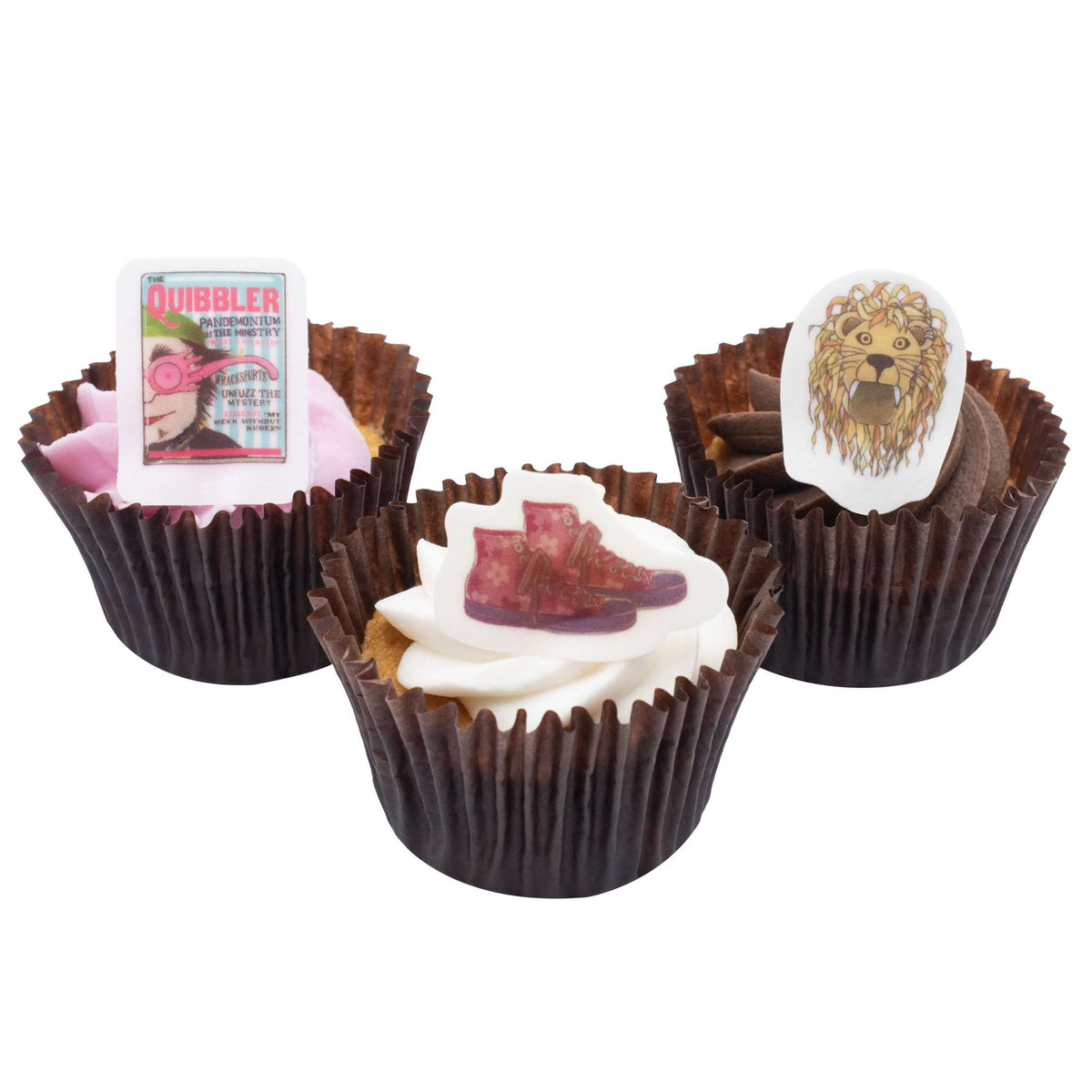Harry Potter Suikervel cupcake toppers, 24 stuks, Luna Lovegood