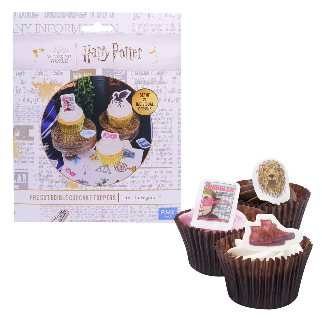 Harry Potter Suikervel cupcake toppers, 24 stuks, Luna Lovegood